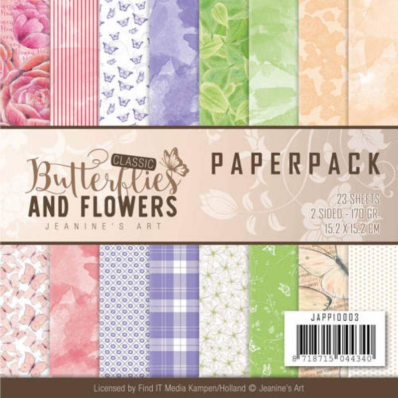 Paperpack - Jeanine's Art Classic Butterflies and Flowers