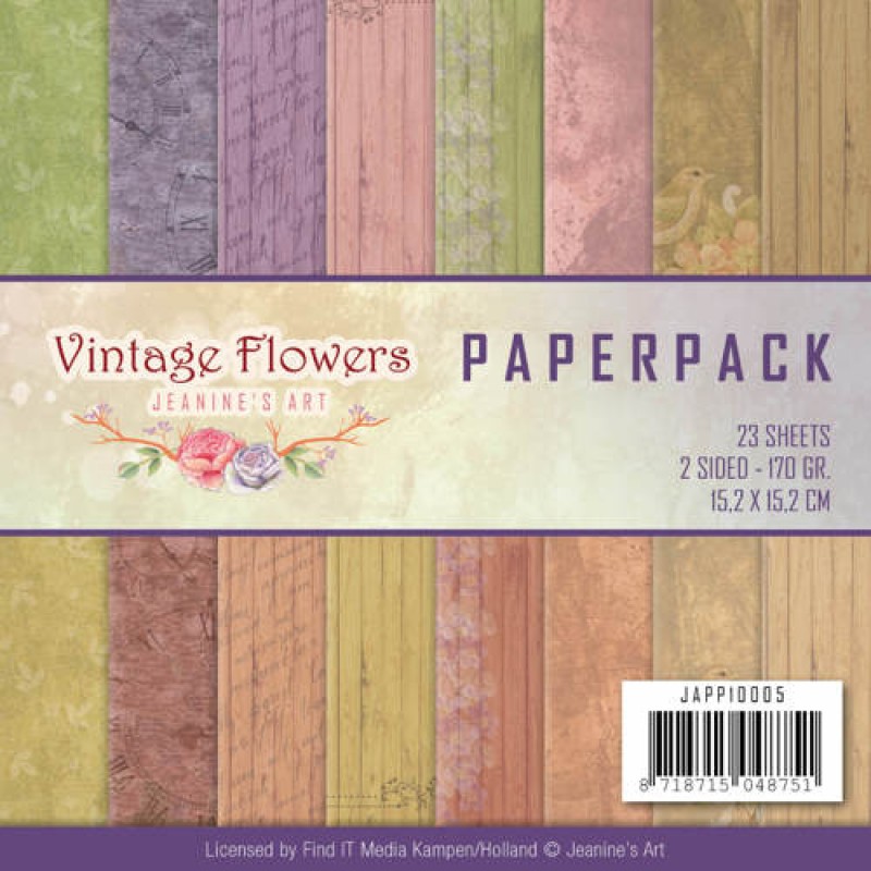 Paperpack - Jeanine Art - Vintage Flowers