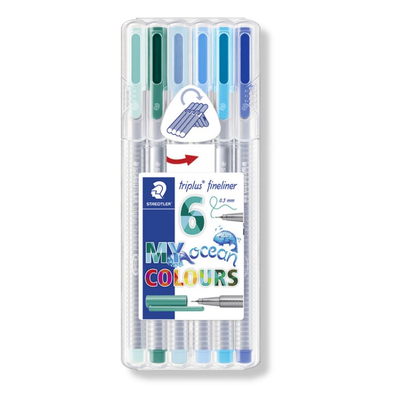 Fineliner Triplus 0.3MM 6st. box