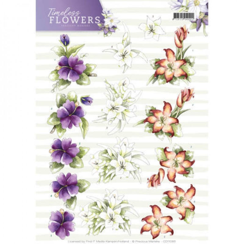 Lillies Timeless Flowers 3D-Knipvel Precious Marieke