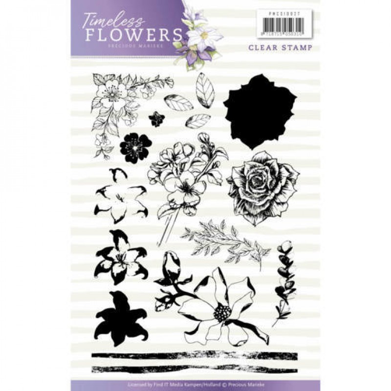 Clearstamp - Precious Marieke - Timeless Flowers