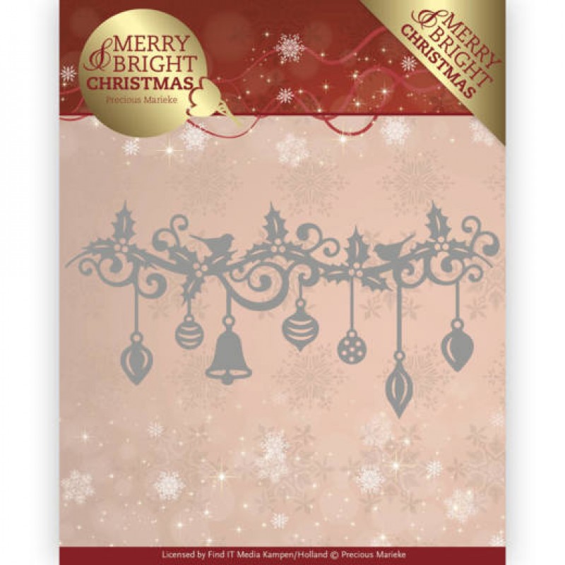 Dies - Precious Marieke - Merry and Bright Christmas - Christmas Garland