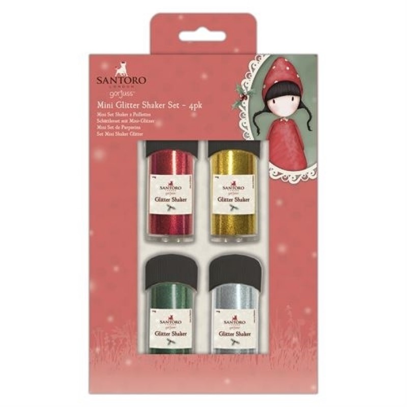 Mini Glitter Shaker Set (4pk) - Santoro