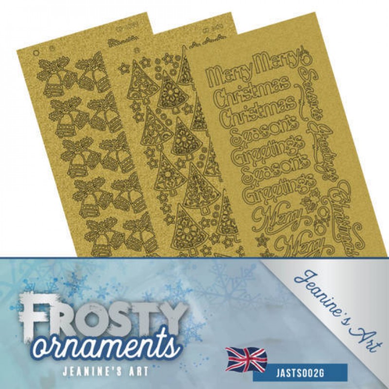 Stickerset - Jeanine's Art - Frosty Ornaments - ENG