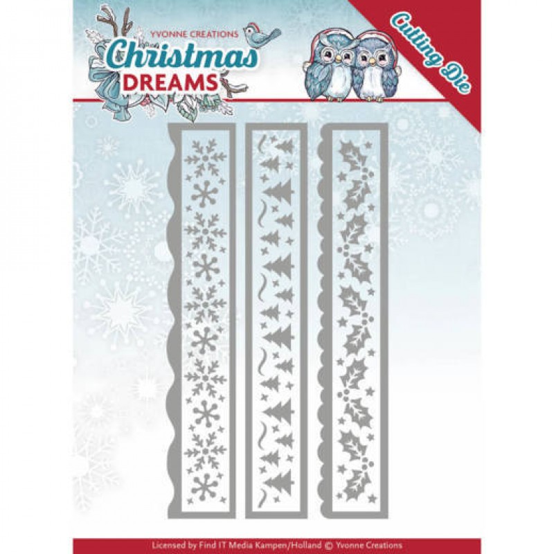 Christmas Borders - Christmas Dreams - Snijmal - Yvonne Creations