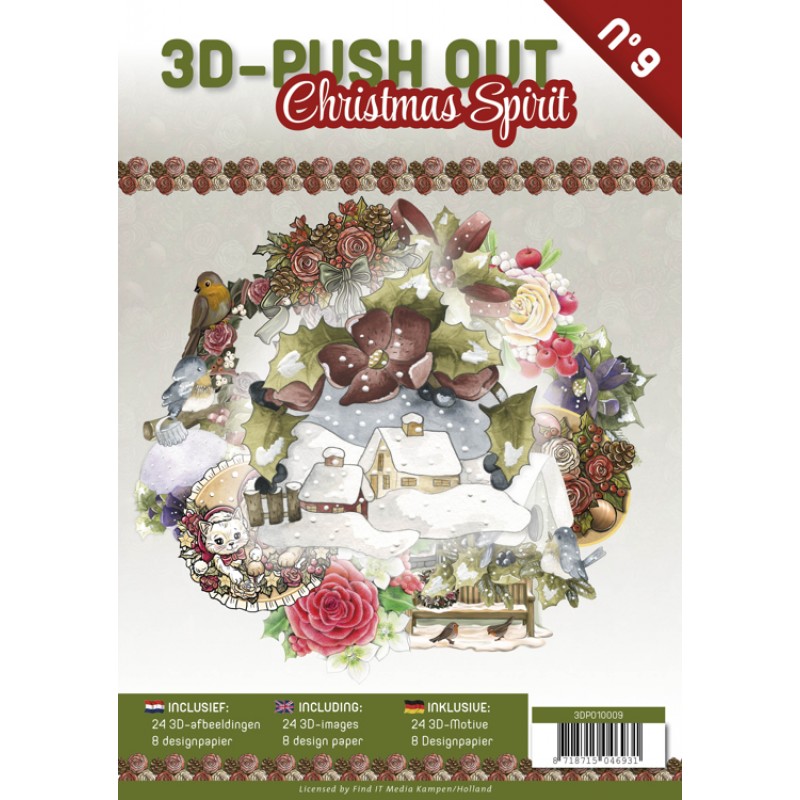 3D Push Out book 09 - Christmas Spirit