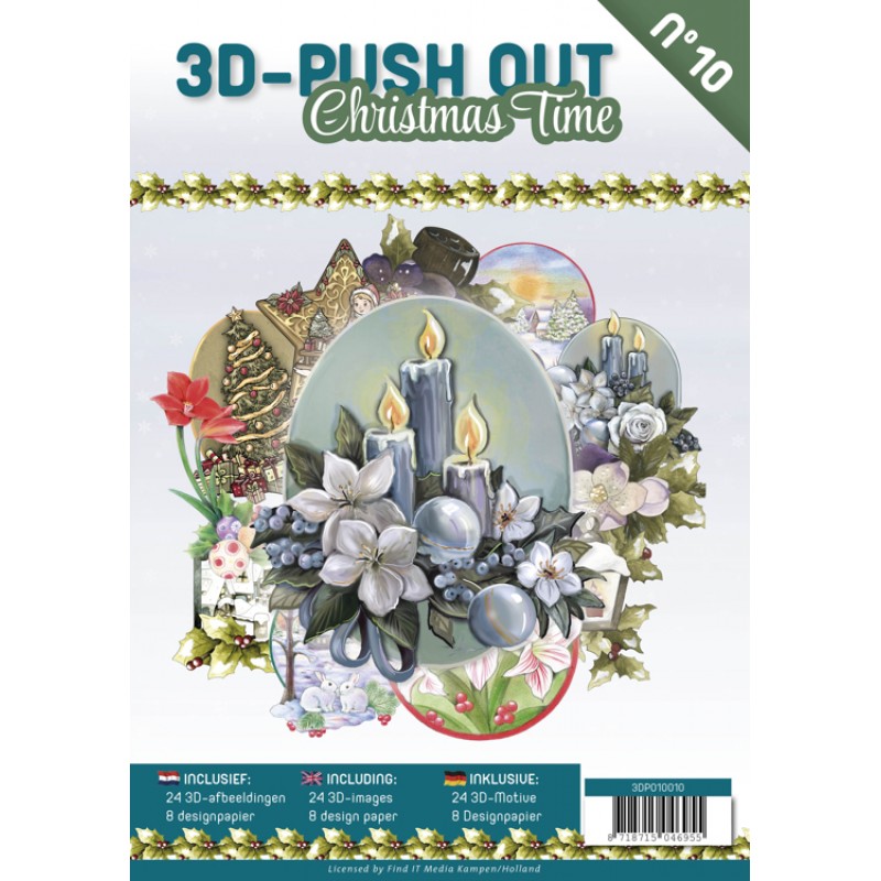 3D Push Out book 10 - Christmas Time