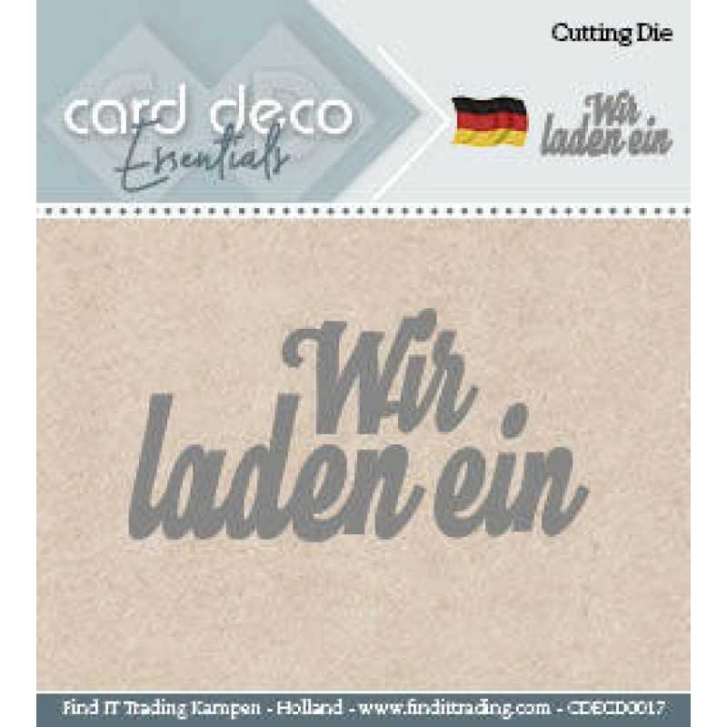 Card Deco Cutting Dies- Wir laden ein