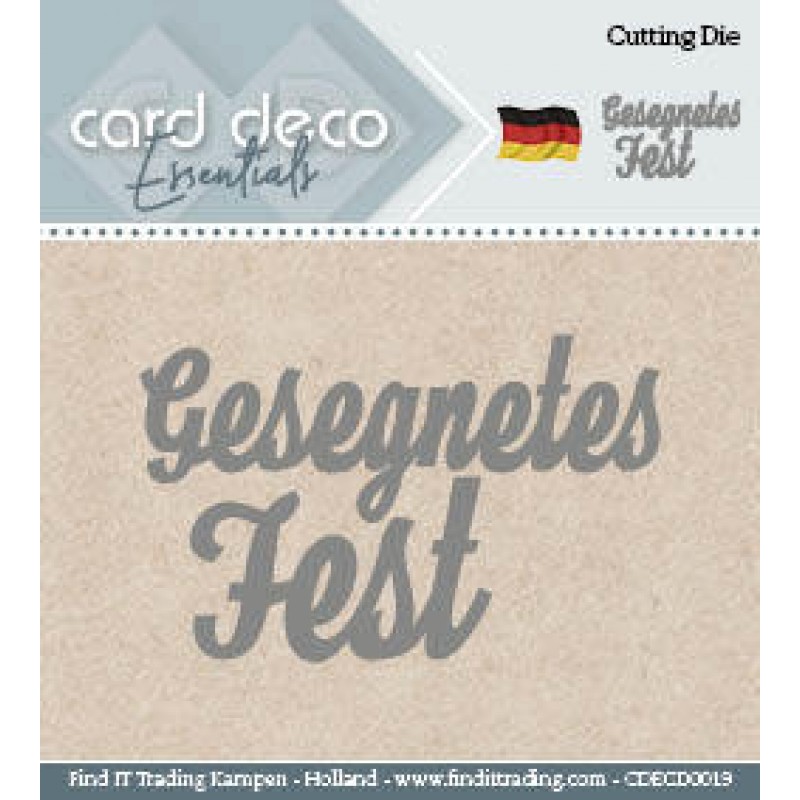 Card Deco Cutting Dies- Gesegnetes Fest