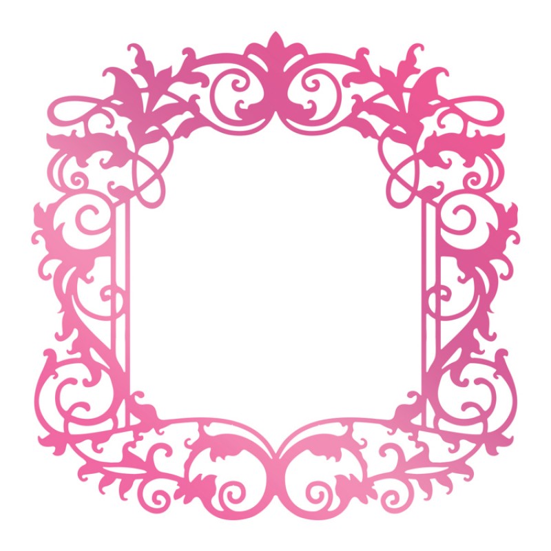 C'est La Vie Hotfoil Stamp Intricate Frame