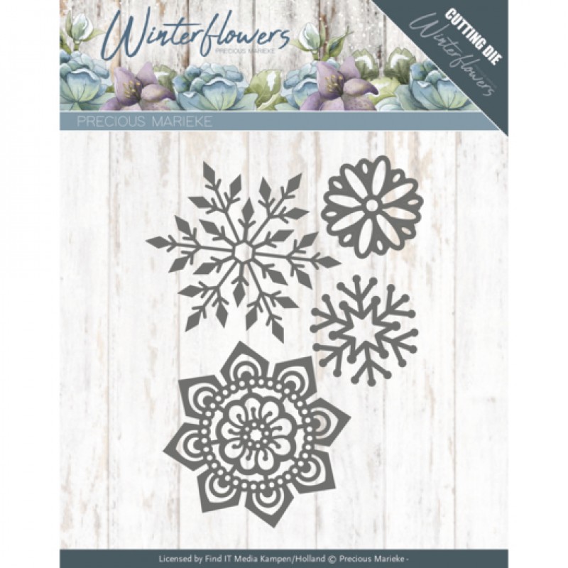 Dies - Precious Marieke - Winter Flowers - Ice flowers