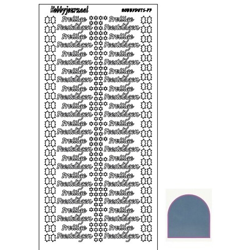 Hobbydots sticker - Mirror - Ice