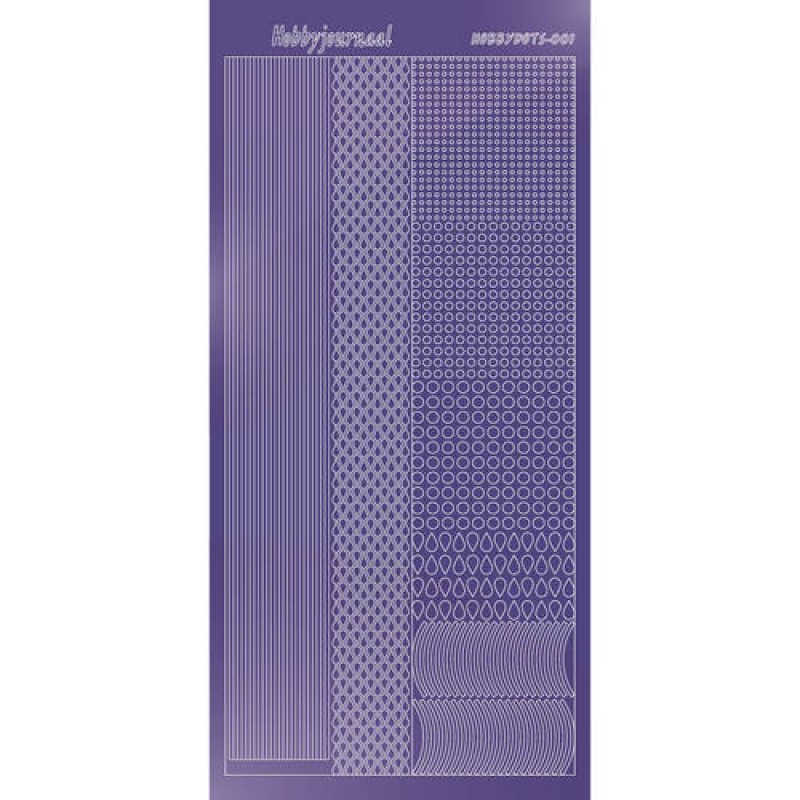 Hobbydots sticker - Mirror - Purple