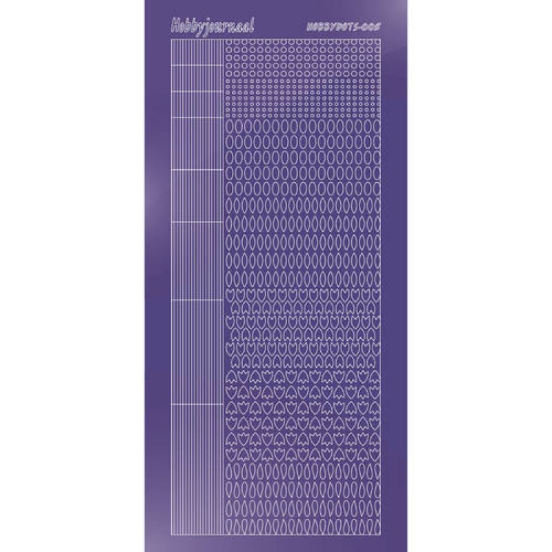 Hobbydots sticker - Mirror - Purple