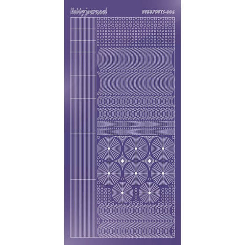 Hobbydots sticker - Mirror - Purple