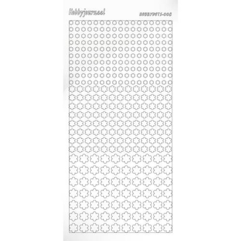 Hobbydots sticker - Adhesive - White