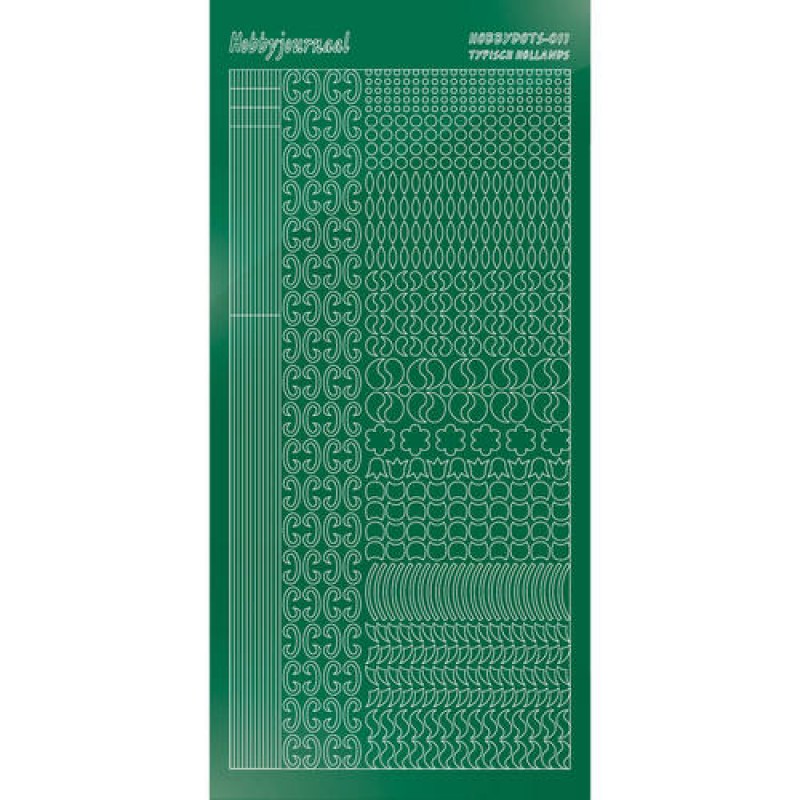 Hobbydots sticker - Mirror - Green