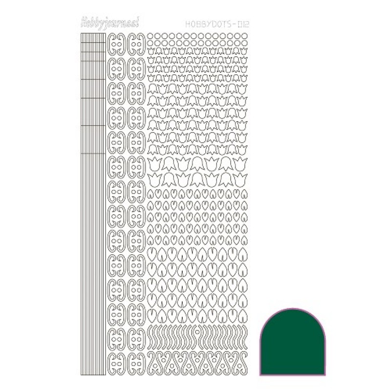 Hobbydots sticker - Adhesive - Green