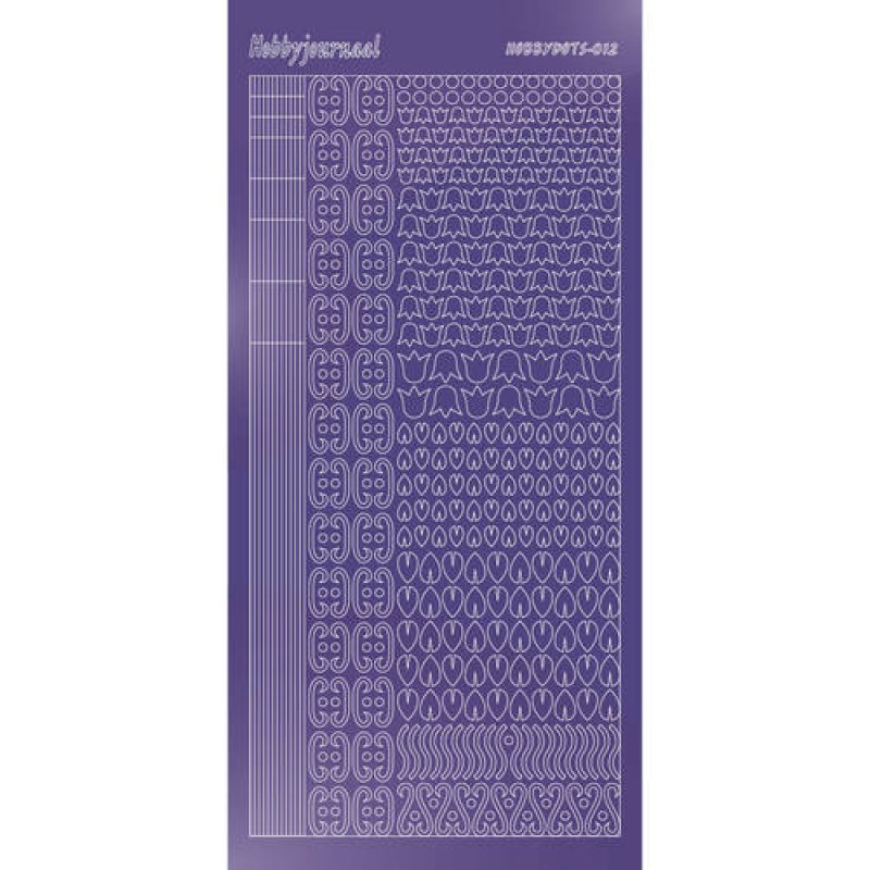 Hobbydots sticker - Mirror - Purple