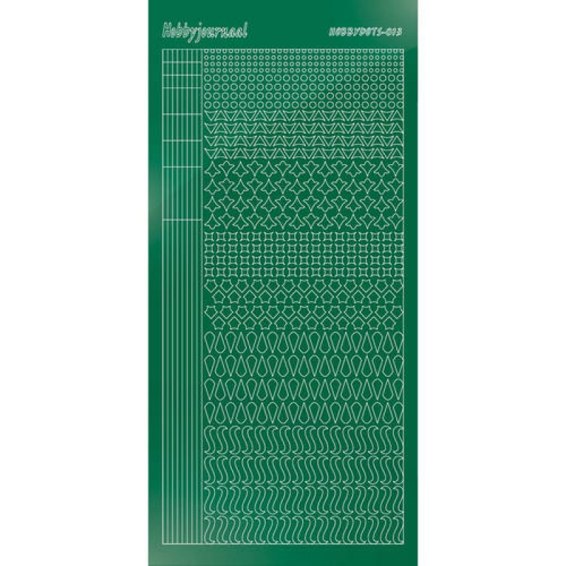 Hobbydots sticker - Mirror - Green