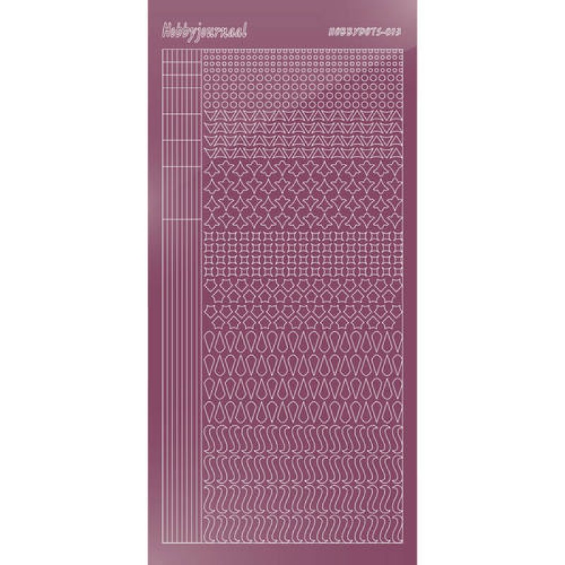 Hobbydots sticker - Mirror - Violet