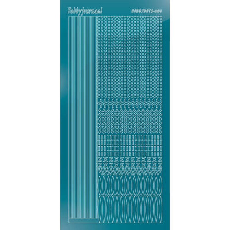 Hobbydots sticker - Mirror - Turquoise