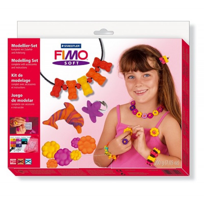 Fimo soft set - star model 8 halve blokken