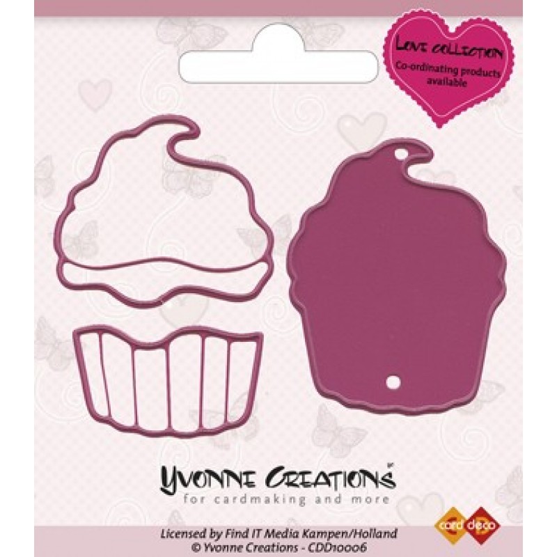 Die - Yvonne Creations - Love - Cupcake