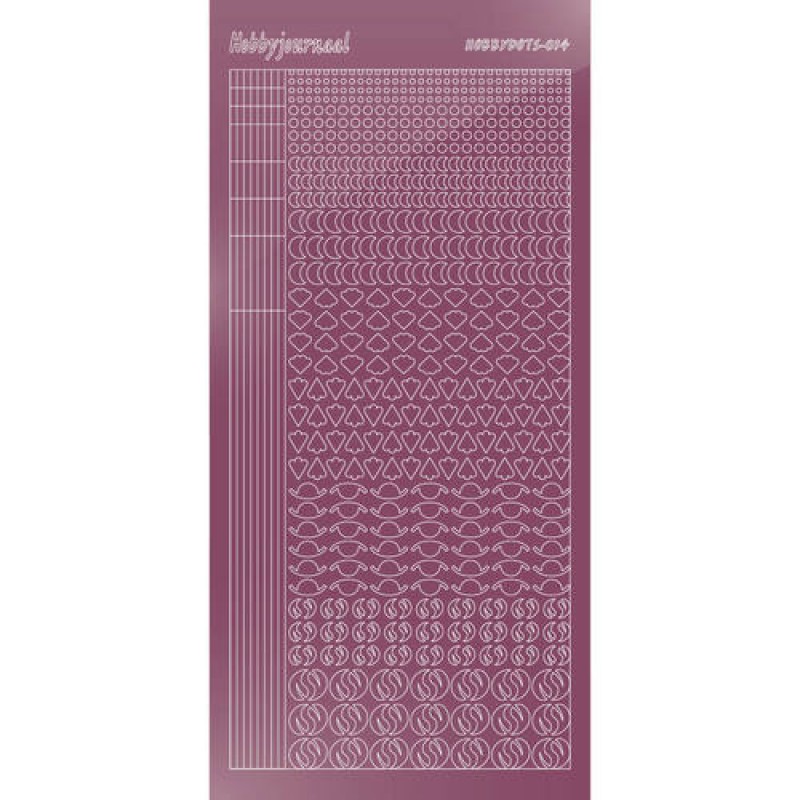 Hobbydots sticker - Mirror Violet