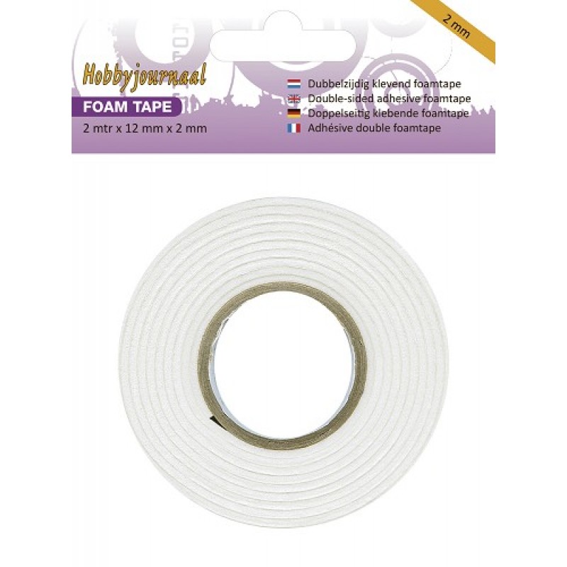 Hobbyjournaal - Foam tape - 2 mm