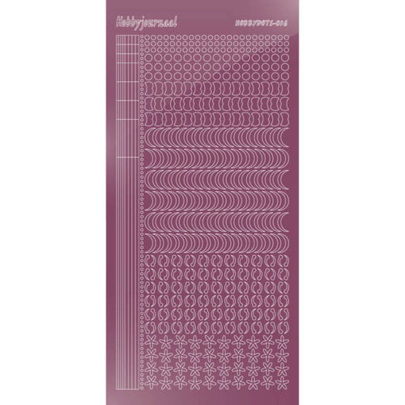 Hobbydots sticker - Mirror Violet