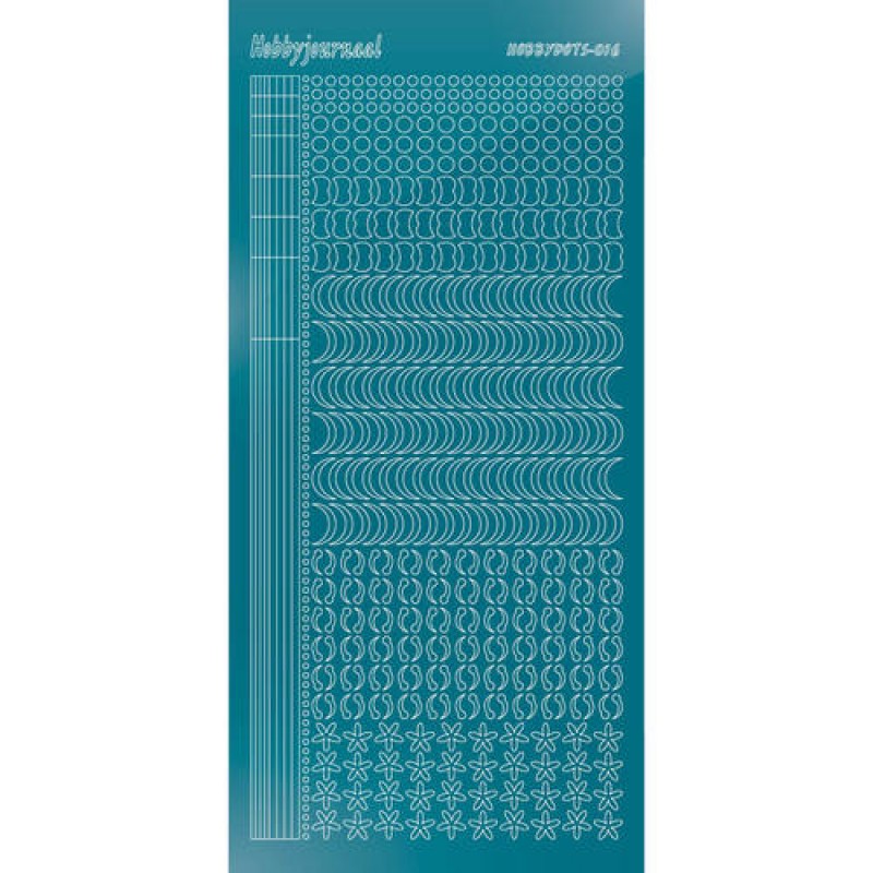 Hobbydots sticker - Mirror Turquoise