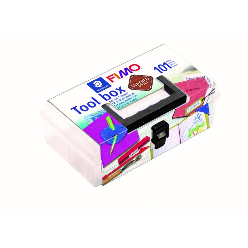 Fimo leather-effect tool box