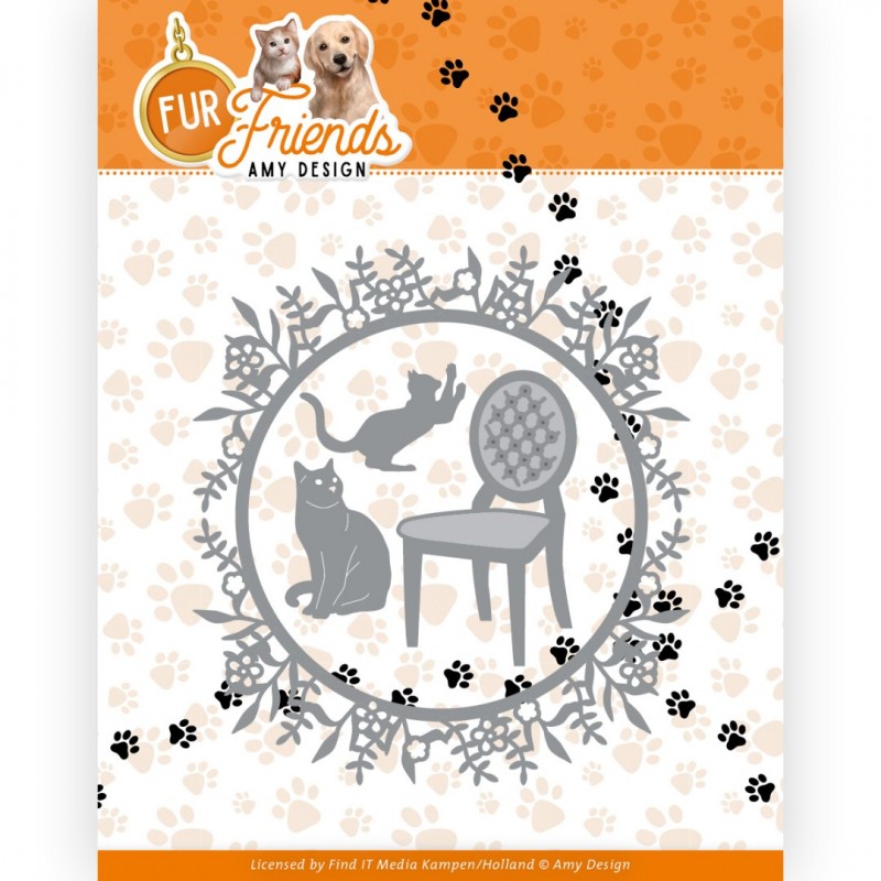 Dies - Amy Design – Fur Friends - Cat Circle