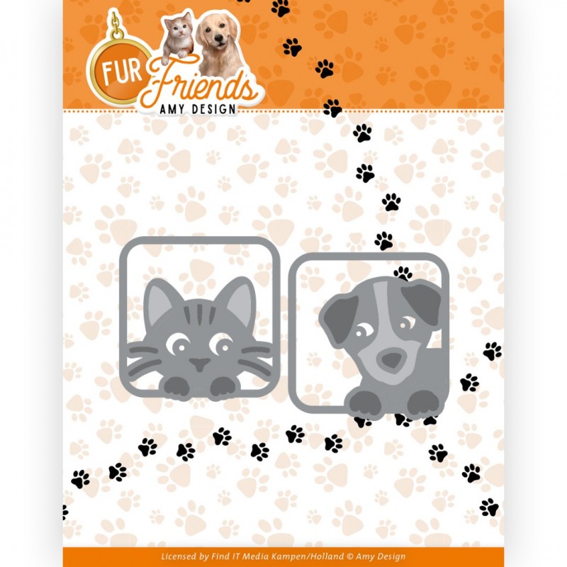 Dies - Amy Design – Fur Friends - Peek a Boo