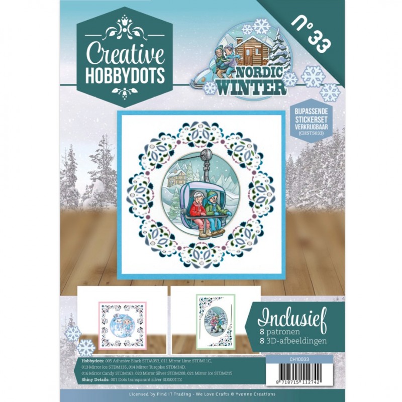 Creative Hobbydots 33 - Yvonne Creations -  Funky Nanna -Nordic Winter