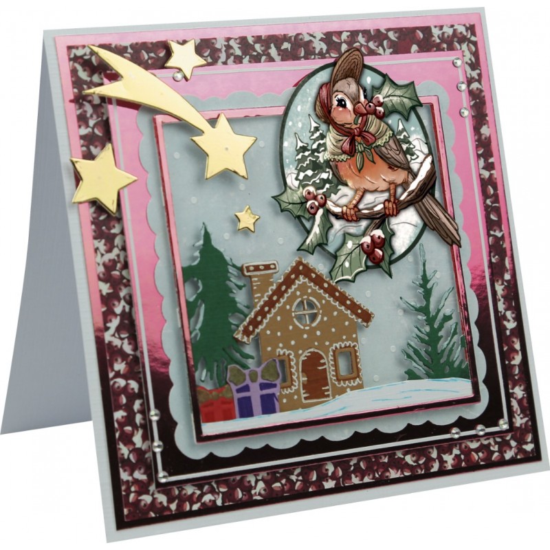 3D Push Out - Yvonne Creations - The Wonder of Christmas - Wonderful Birds