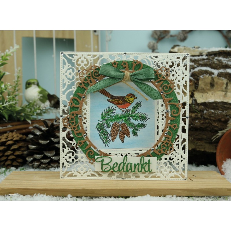 Card Deco Essentials Clear Stamps - Winter Bird