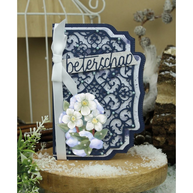 3D Push Out - Jeanine's Art - Winter Garden - Helleborus