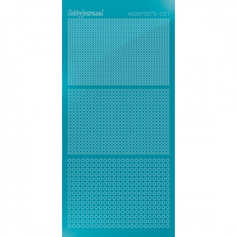 Hobbydots sticker 07 - Mirror Azure Blue