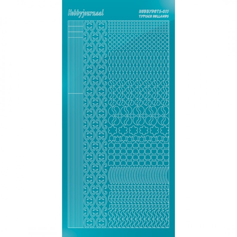 Hobbydots sticker 11 - Mirror Azure Blue