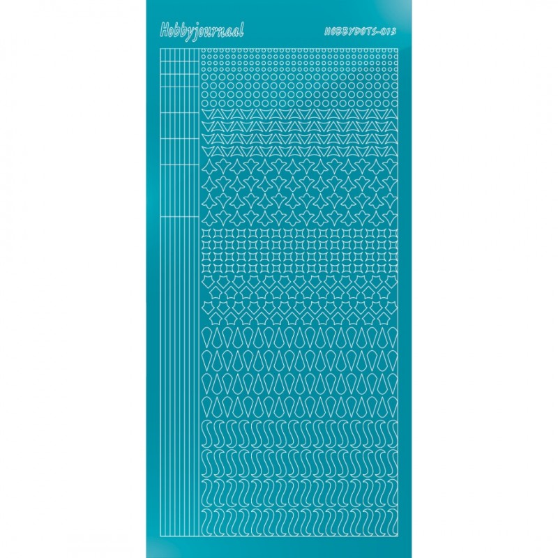 Hobbydots sticker 13 - Mirror Azure Blue