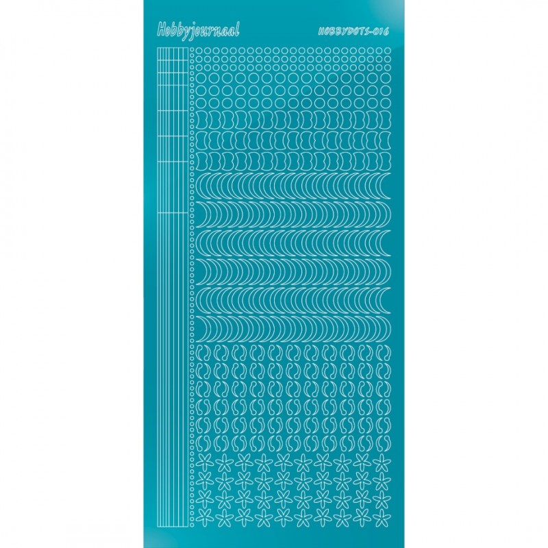 Hobbydots sticker 16 - Mirror Azure Blue