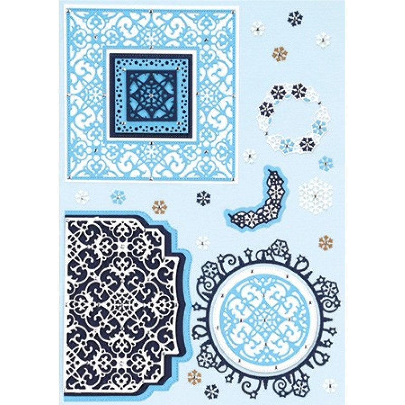 Dies - Jeanine's Art - Winter Garden - Snowflake Circle