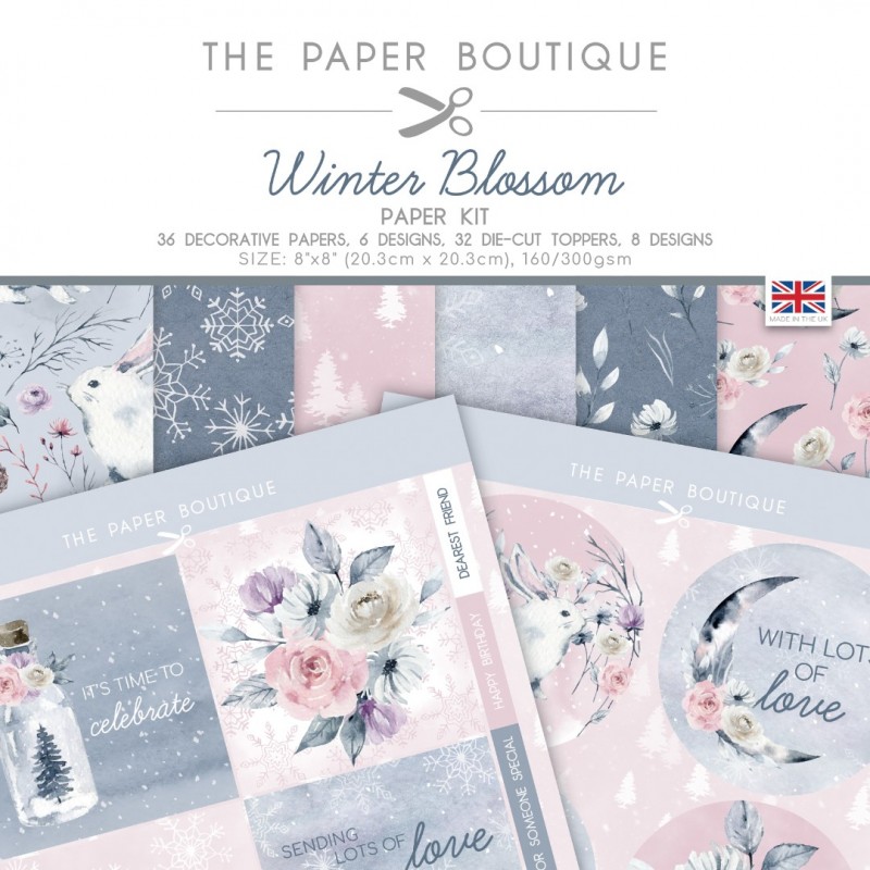 The Paper Boutique Winter Blossom Paper Kit