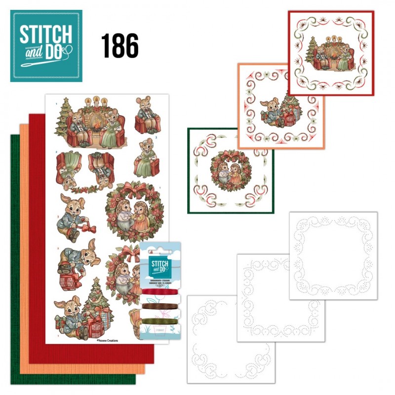 Stitch and Do 186 - Yvonne Creations - A Gift for Christmas