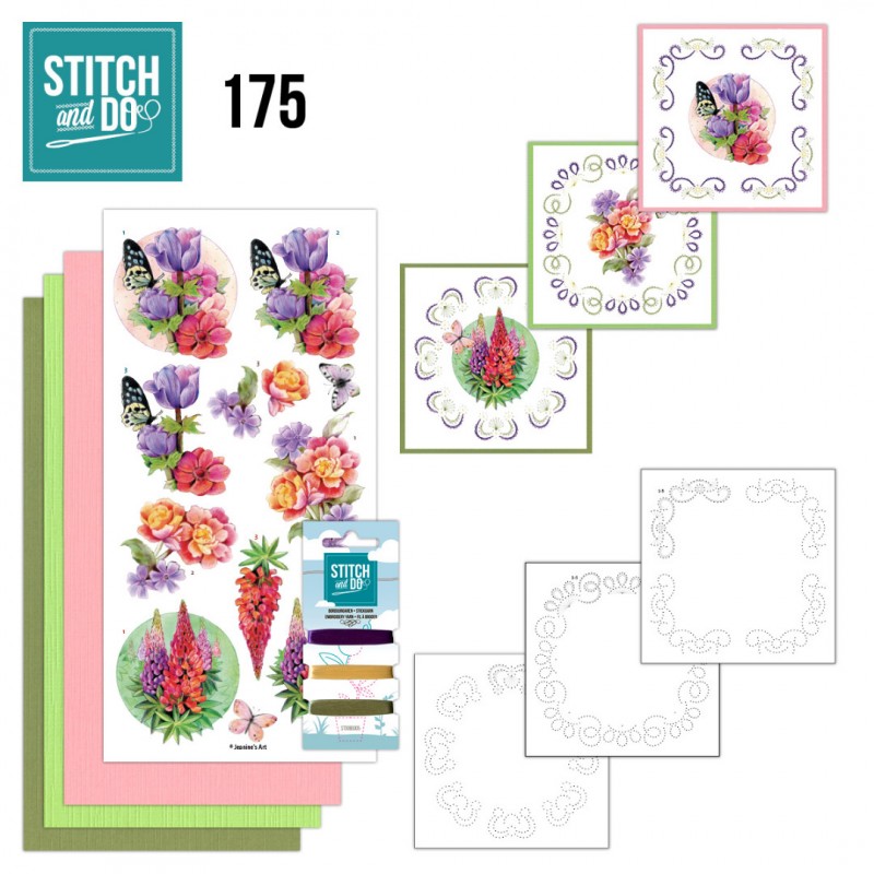 Stitch and Do 175 - Jeanine's Art - Perfect Butterfly Flowers