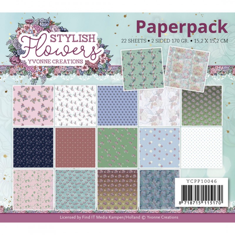 Paperpack - Yvonne Creations - Stylish Flowers