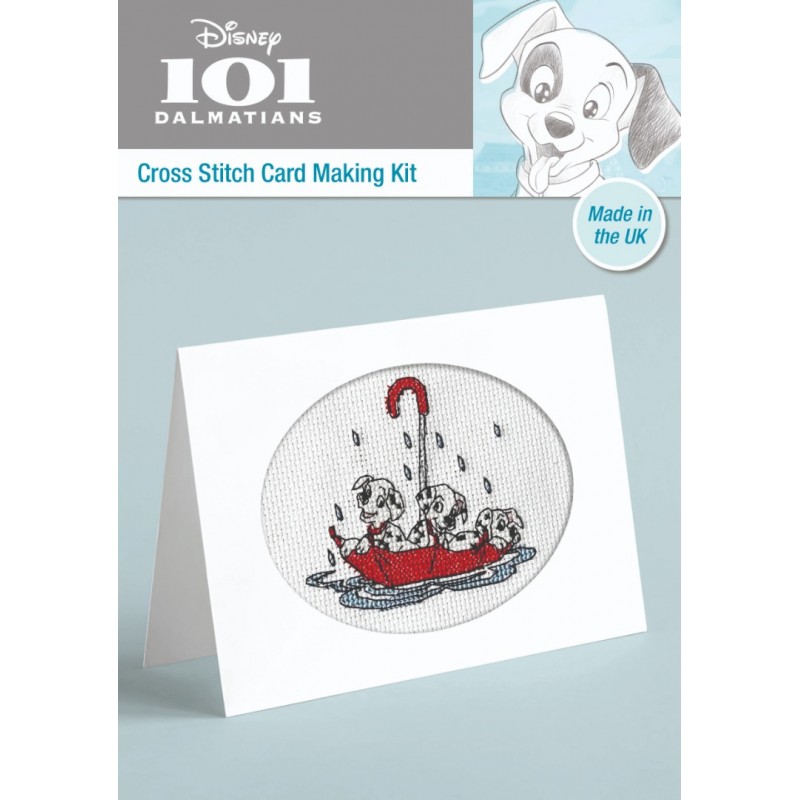 Disney Cross Stitch Card Making Kit 101 Dalmatians