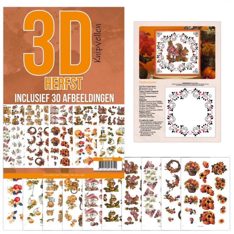 3D Knipvellenboek - Herfst